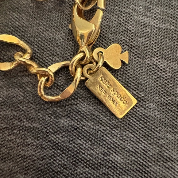 Kate Spade Black and Gold Chain Necklace - Picture 3 of 4